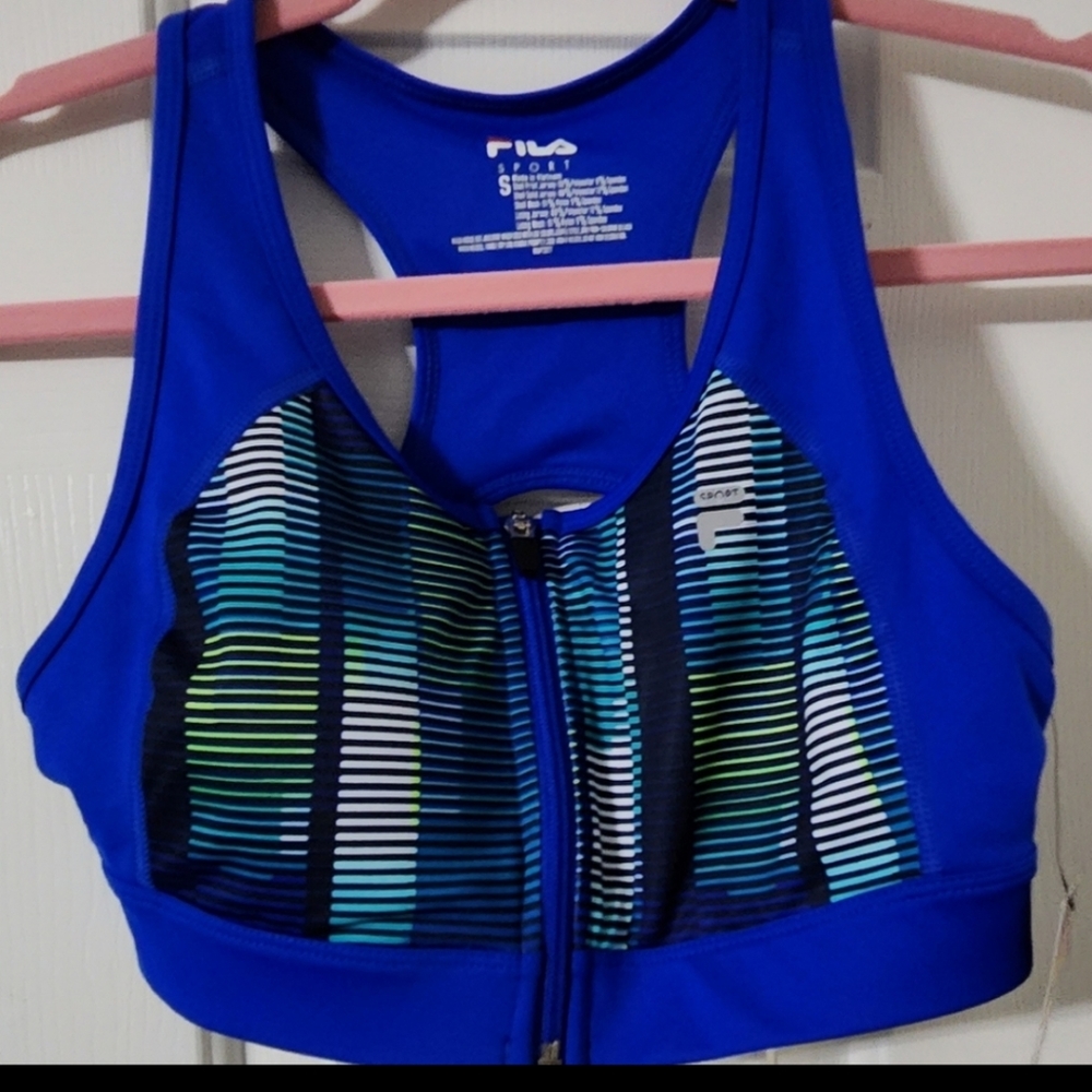 FILA Sports Women’s Sports Bra Size Small Royal blue